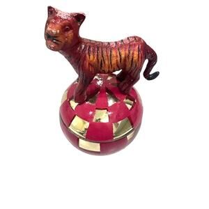 Circus Blackberry Balsam Woody Fruity Glass Tiger Candle